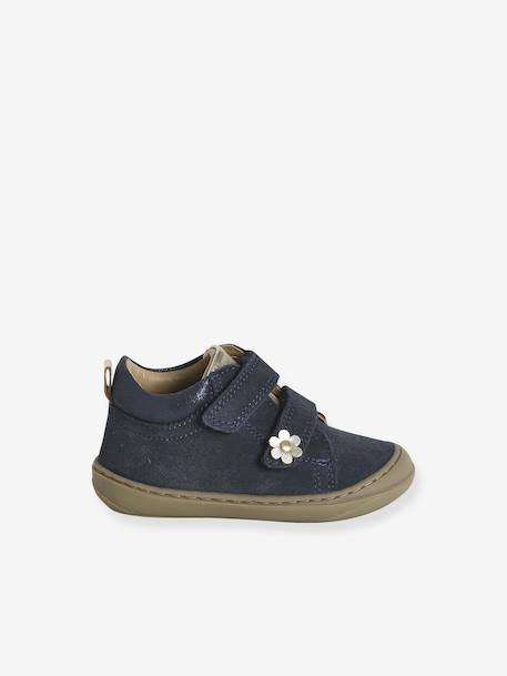 Chaussures premiers pas bébé scratchs bordeaux+fuchsia+jaune pâle+marine+or+rose 17 - vertbaudet enfant 