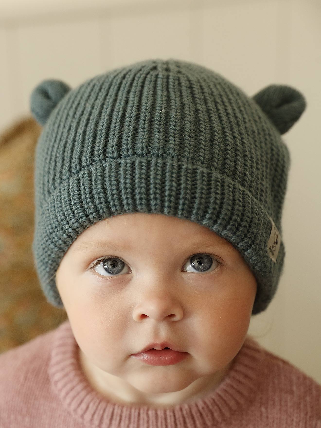 Ensemble Chapka + Snood + Moufles Bébé En Sherpa - Couleur Crème - Taille Unique Pour Nourrisson
