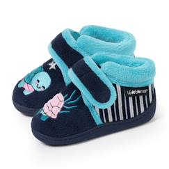 Chaussures-Chaussures bébé 17-26-Chaussons bottillons à fermeture à scratch, bon maintien du pied, semelle antidérapante