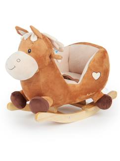 Jouet-Premier âge-Bascules, chariots de marche, trotteurs et porteurs-Cheval à bascule - avec ceinture de sécurité