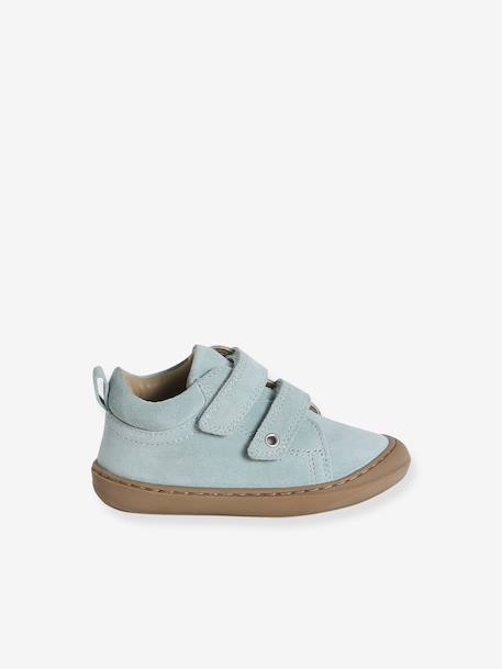 Chaussures premiers pas bébé scratch beige imprimé+bleu imprimé+bronze+jaune d'or+lot rose+mauve+or+rose+rose imprimé+rose poudré+turquoise+vert imprimé+vieux rose 60 - vertbaudet enfant 