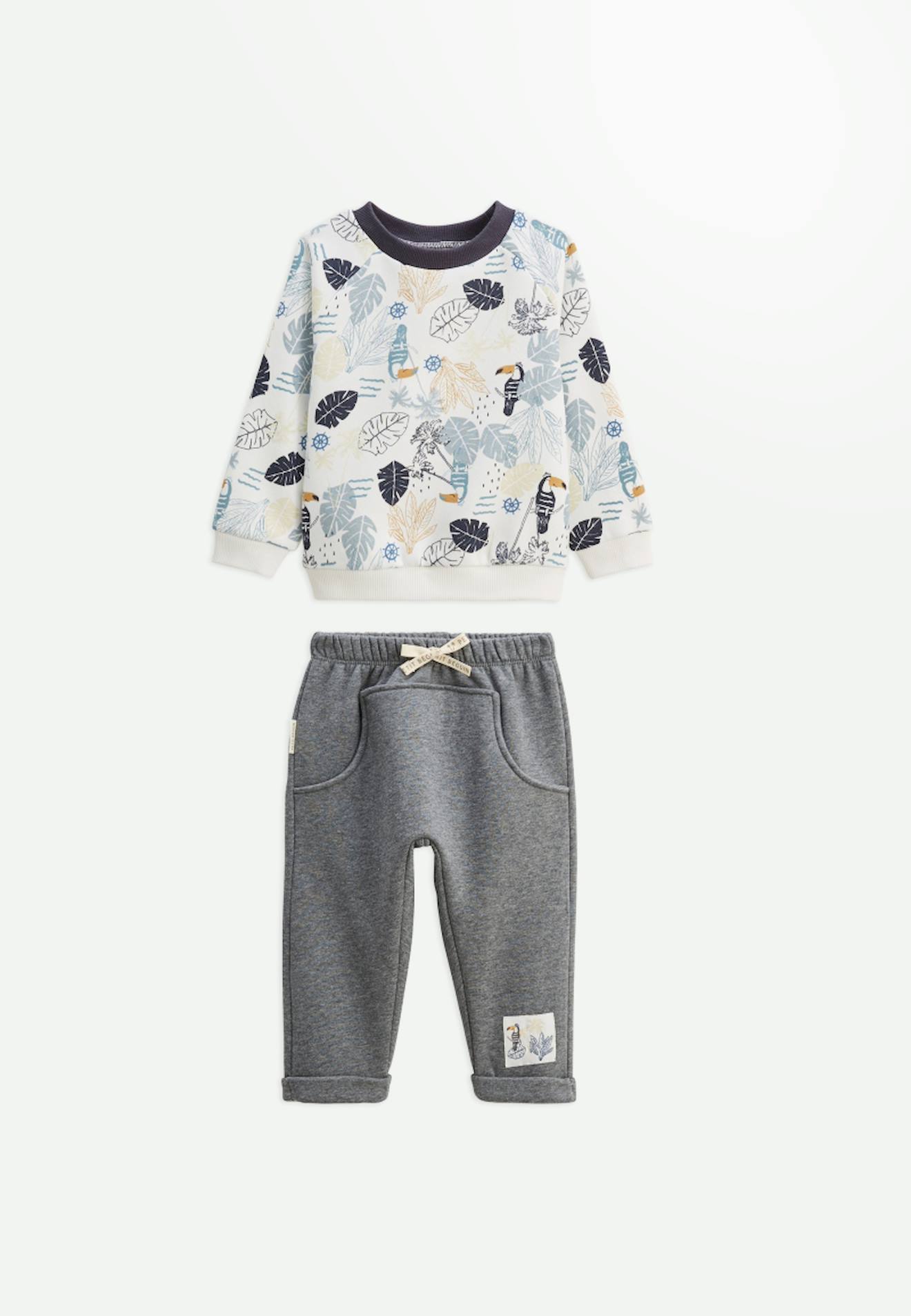 Pull Tricot Enfant Sweat Pentagon Elysium Gris Enfant - Coton Doux Manches Longues Décontracté Sweat Enfant Col Rond - 6