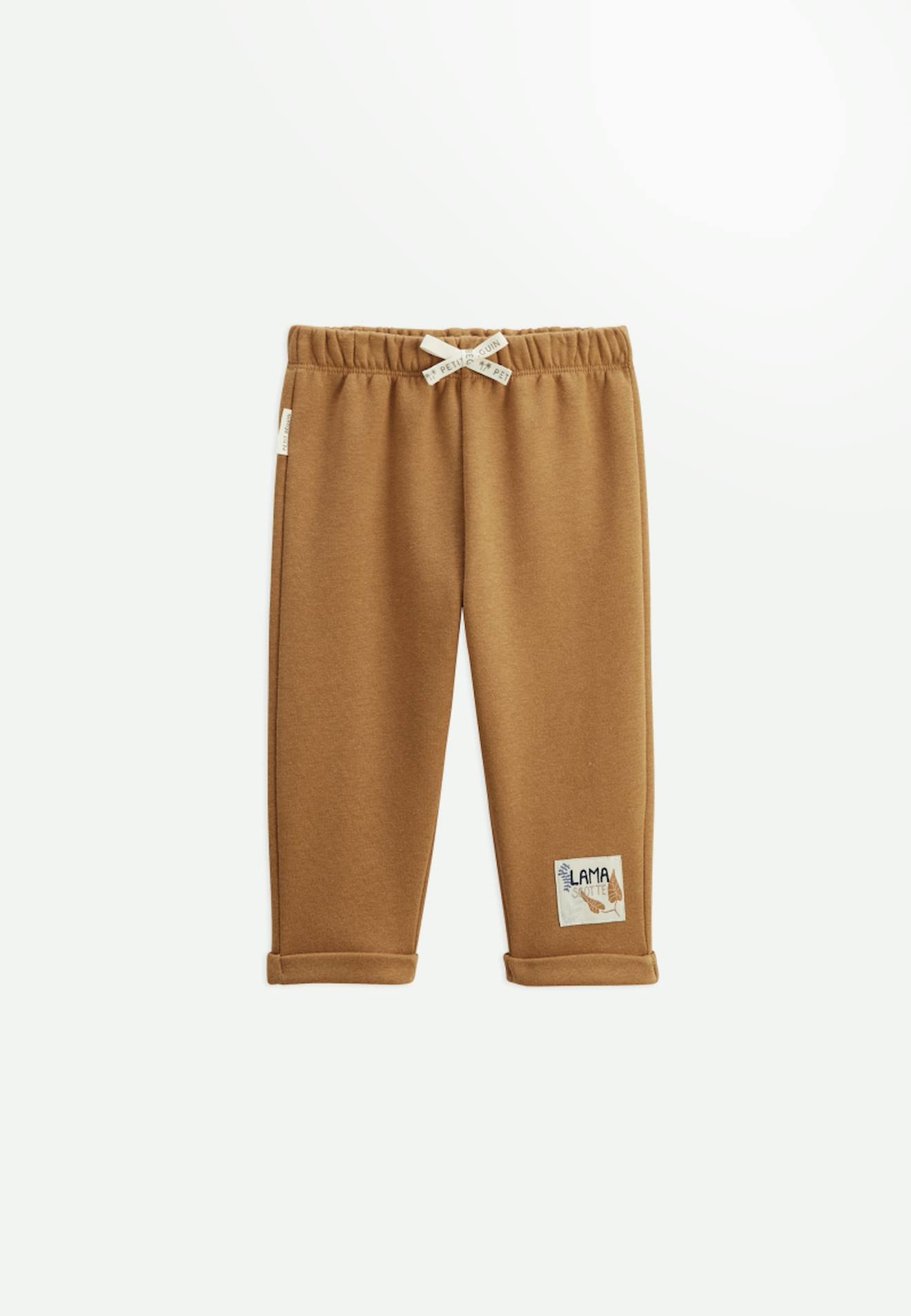Pantalon En Molleton Lamascotte Camel