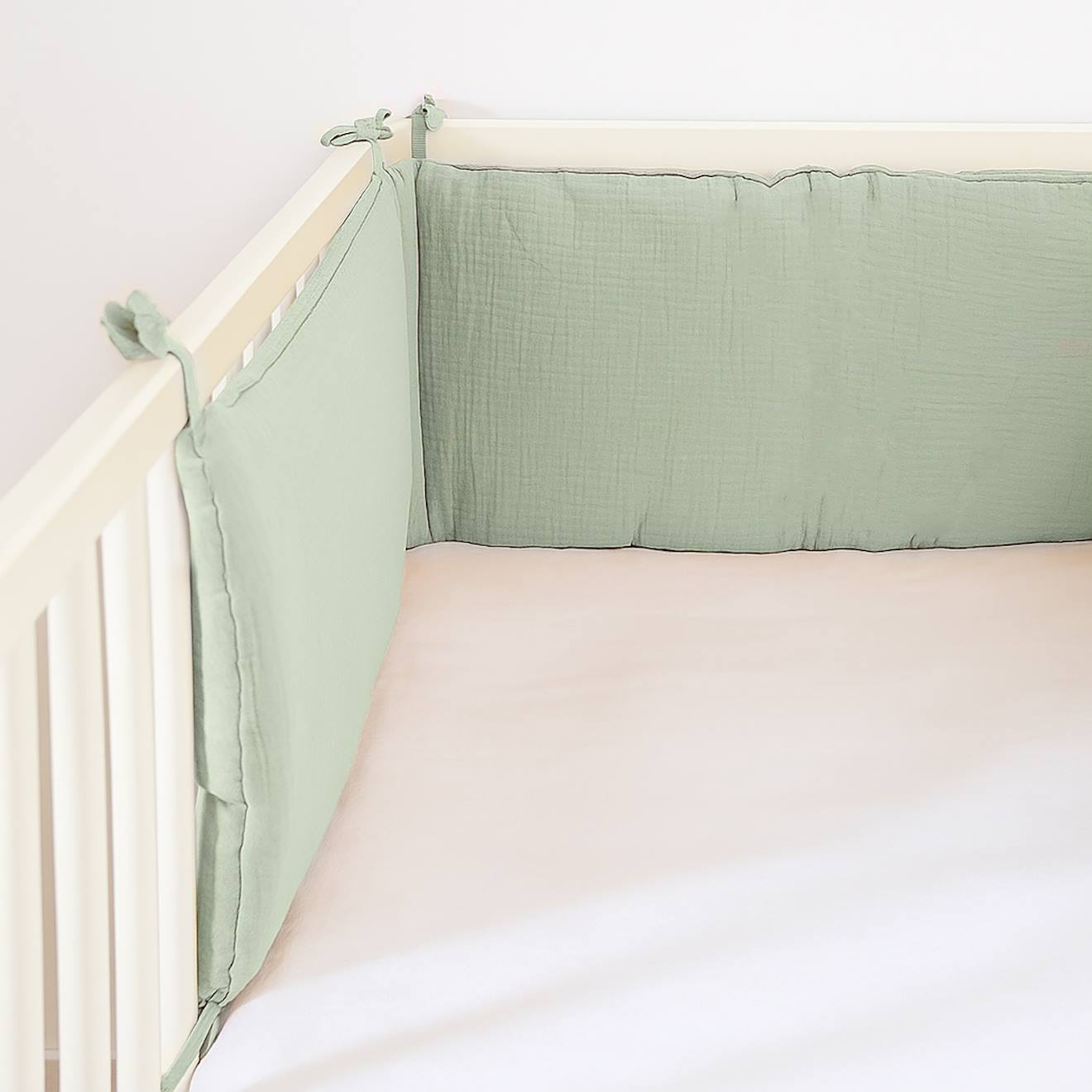 Tour De Lit En Coton Bio Vert