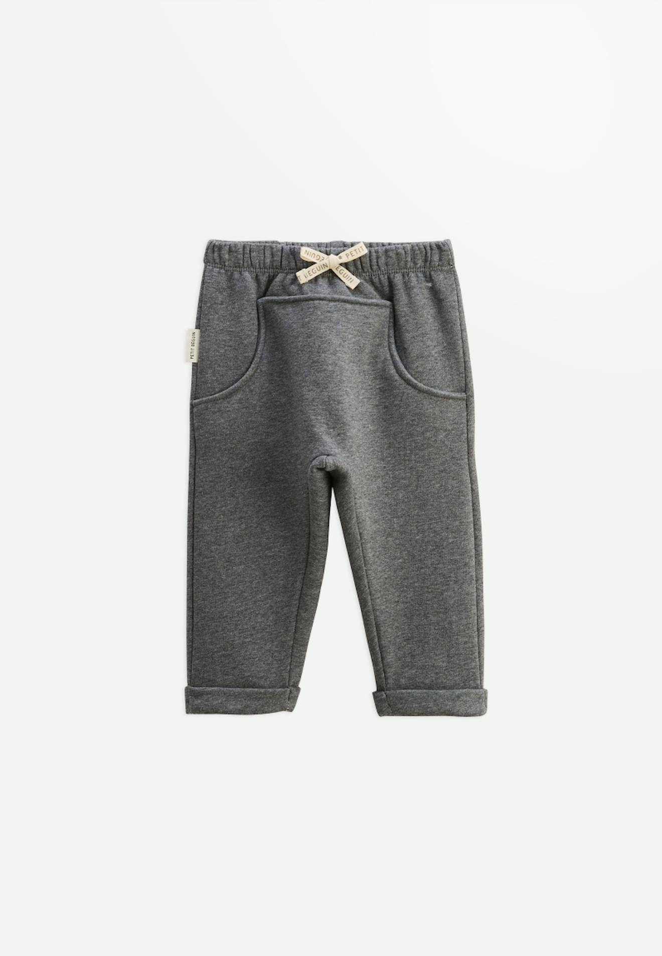 Pantalon Enfant En Molleton Touctouc Gris