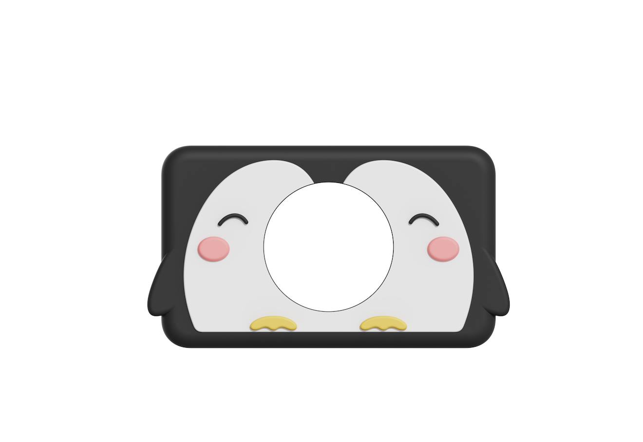 Housse En Silicone Pingouin Noir Et Blanc (The-Zoo-Family) - Couverture