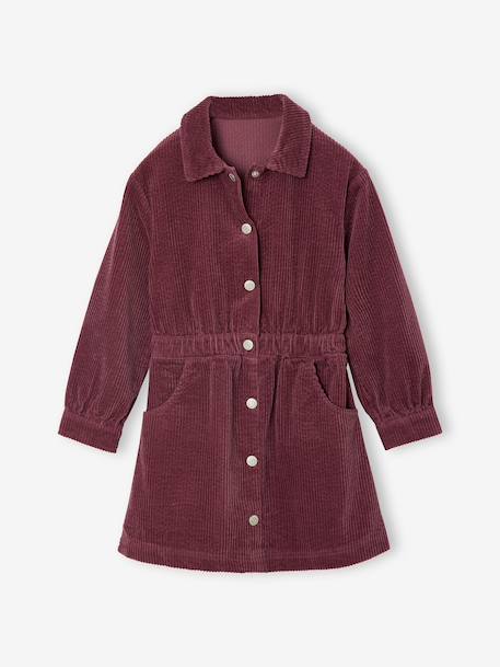 Fille-Robe en velours fille