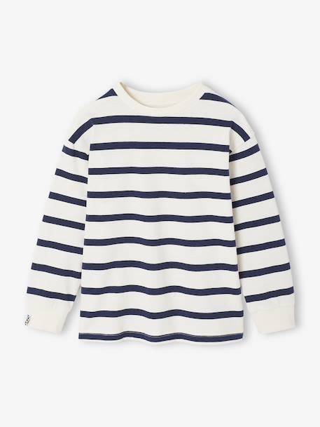 Garçon-Tee-shirt rayé manches longues garçon