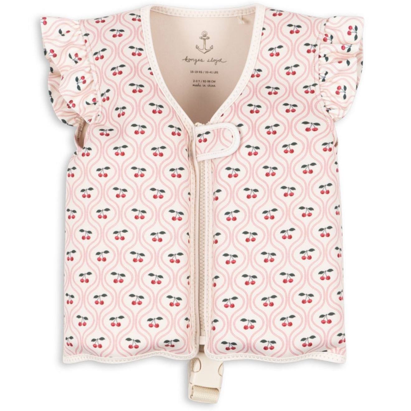 Gilet De Natation Ecru, Rouge, Vert