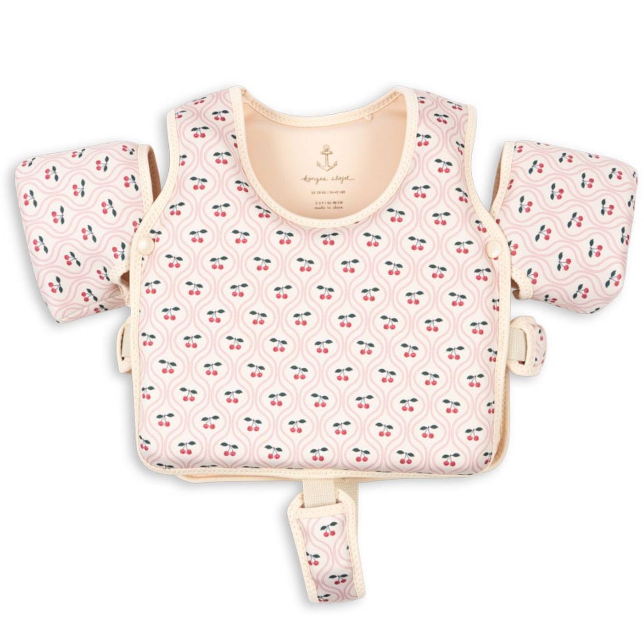 Gilet De Natation Ecru, Rose, Vert