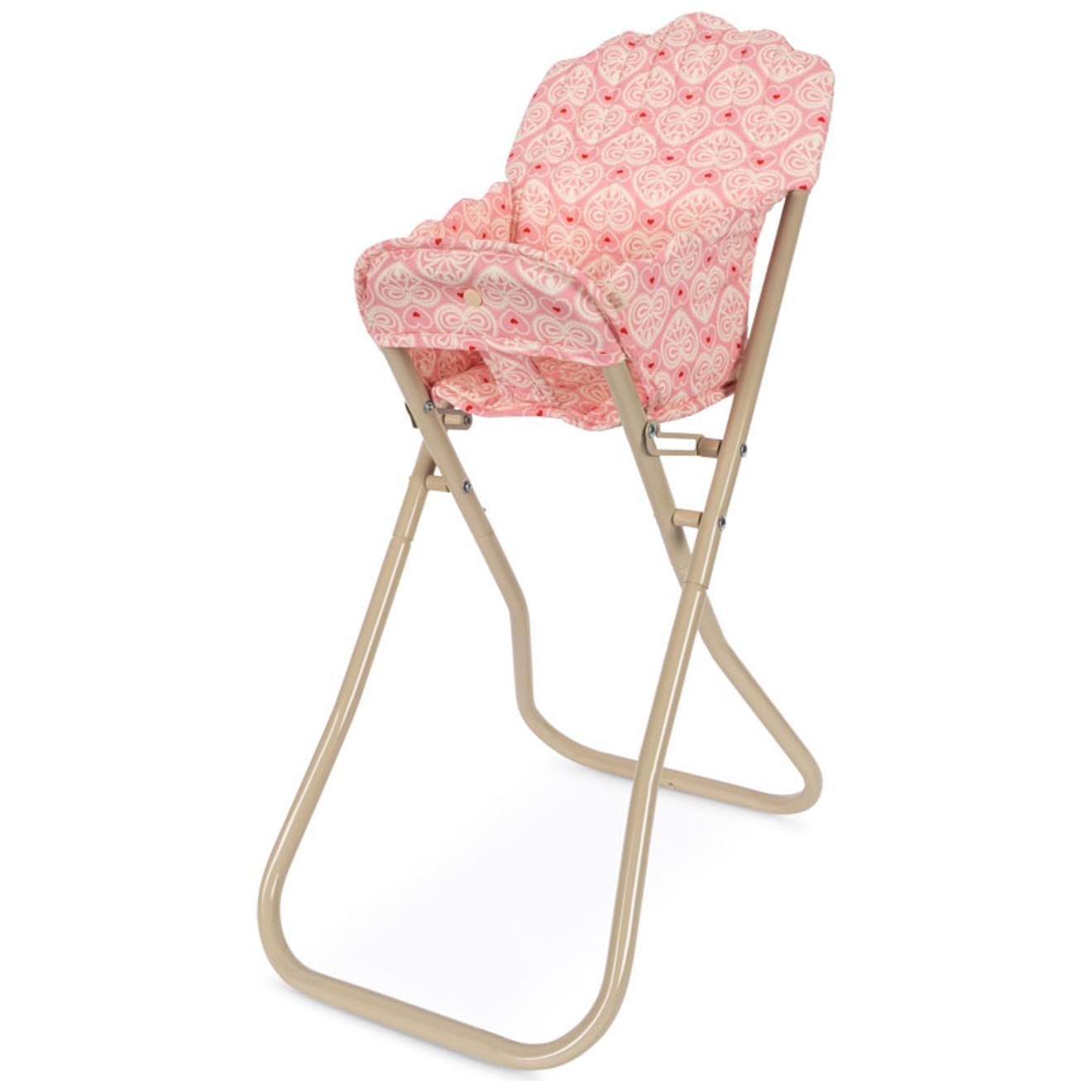 Chaise Haute Pour Poupée Rose