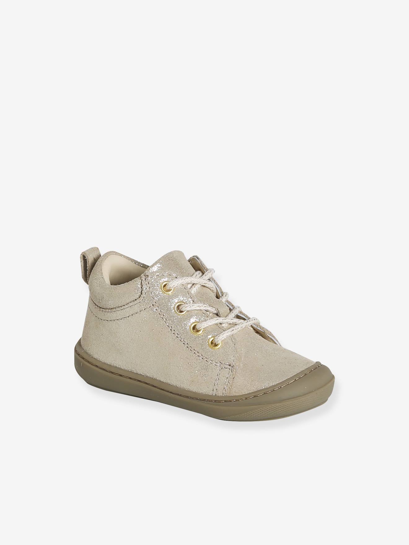 Chaussures premiers pas bb lacets or 31 €