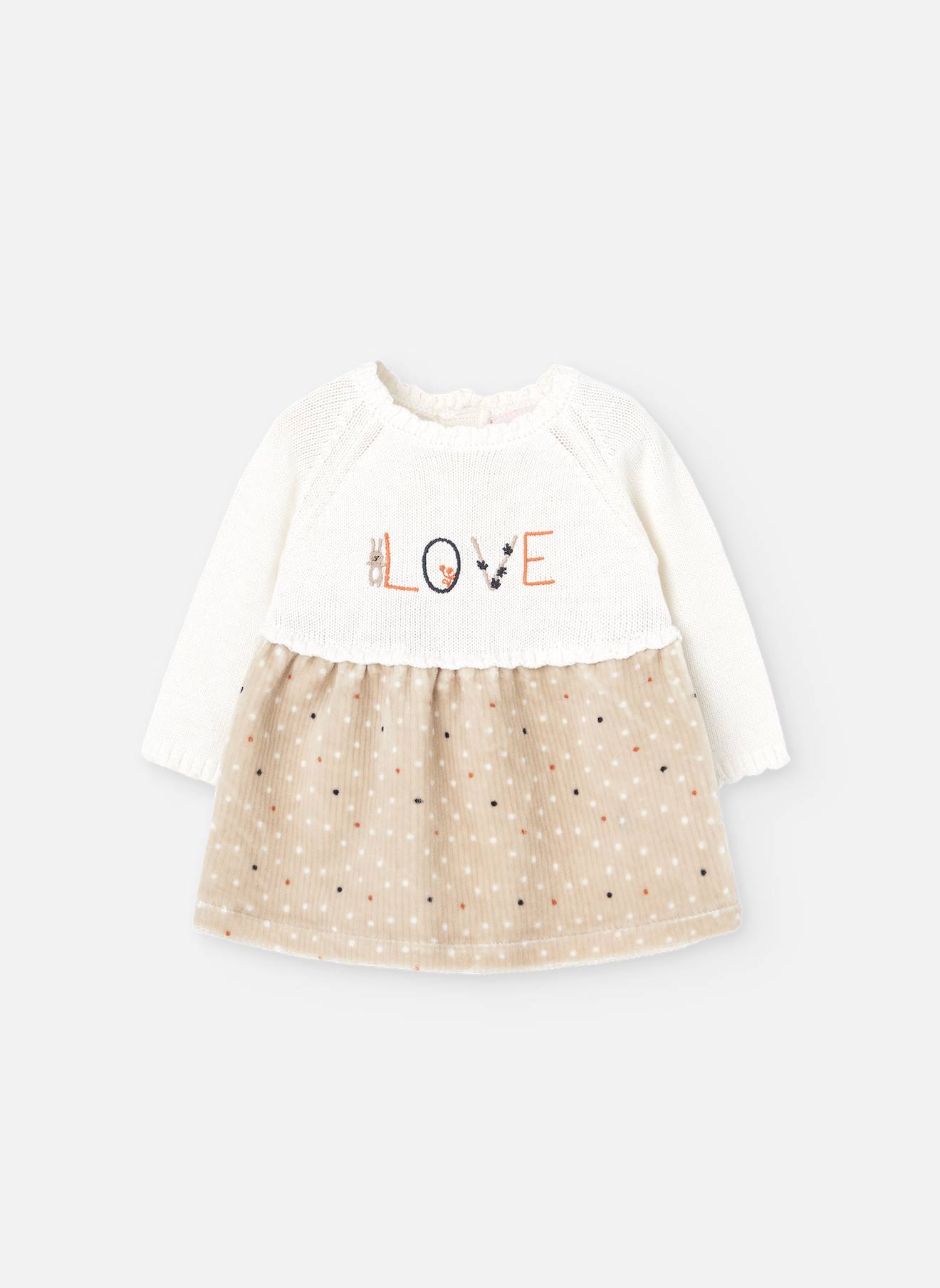 Robe À Pois Multicolore