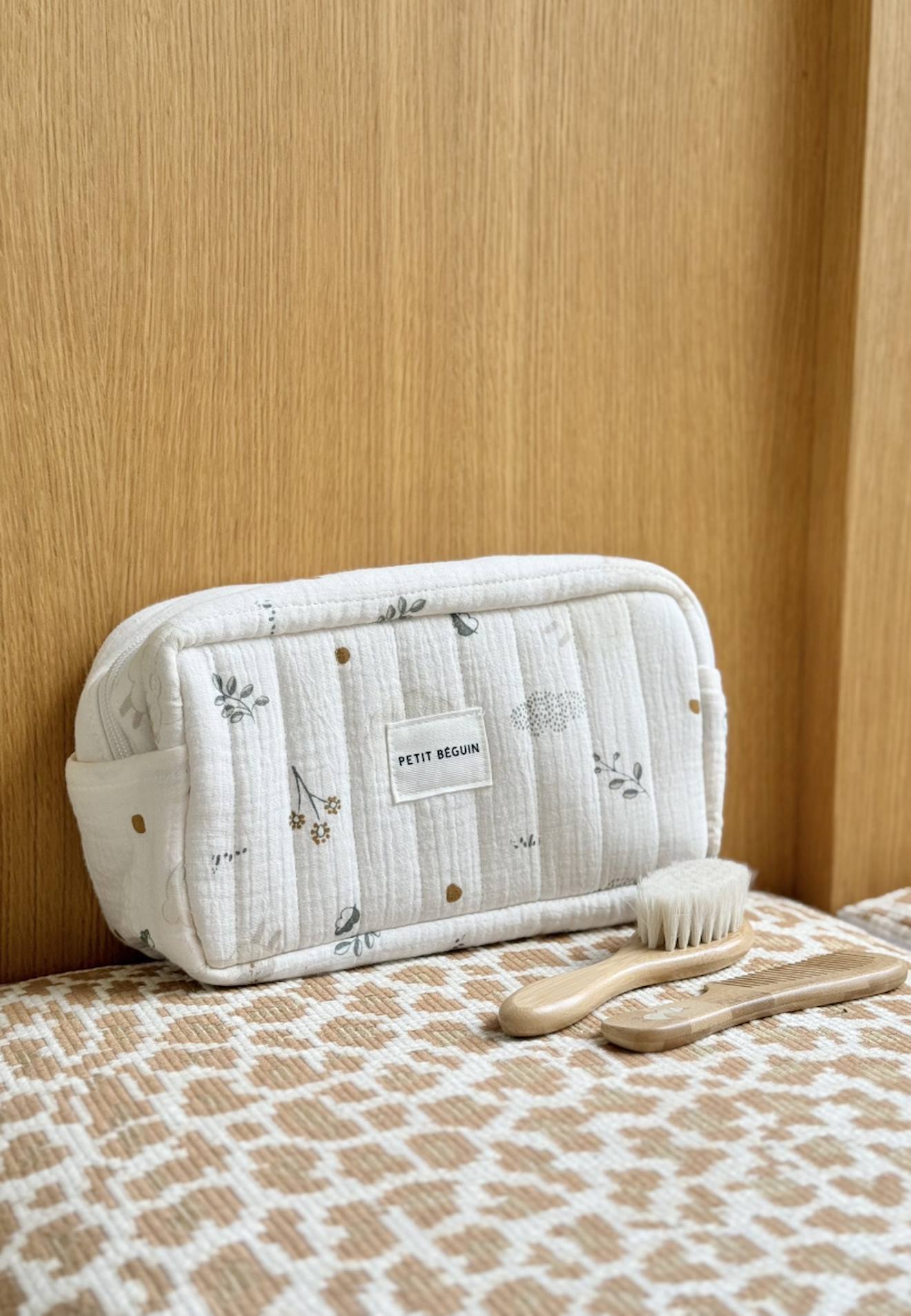 Trousse De Toilette Bébé Câlins Ecru