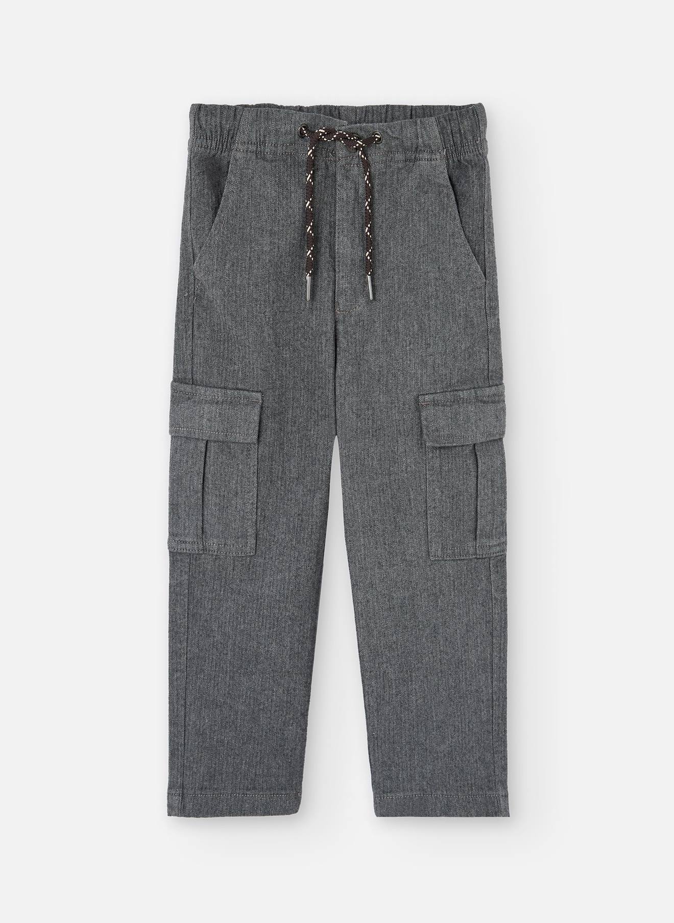 Pantalon Garçon Gris