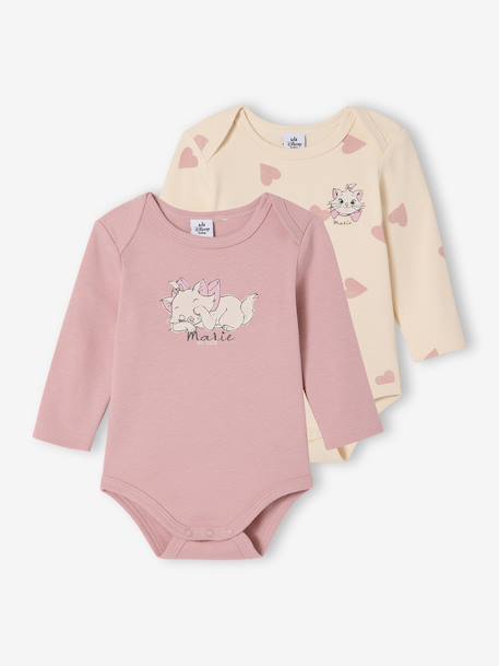 Bébé-Lot de 2 bodies fille Disney Marie les Aristochats