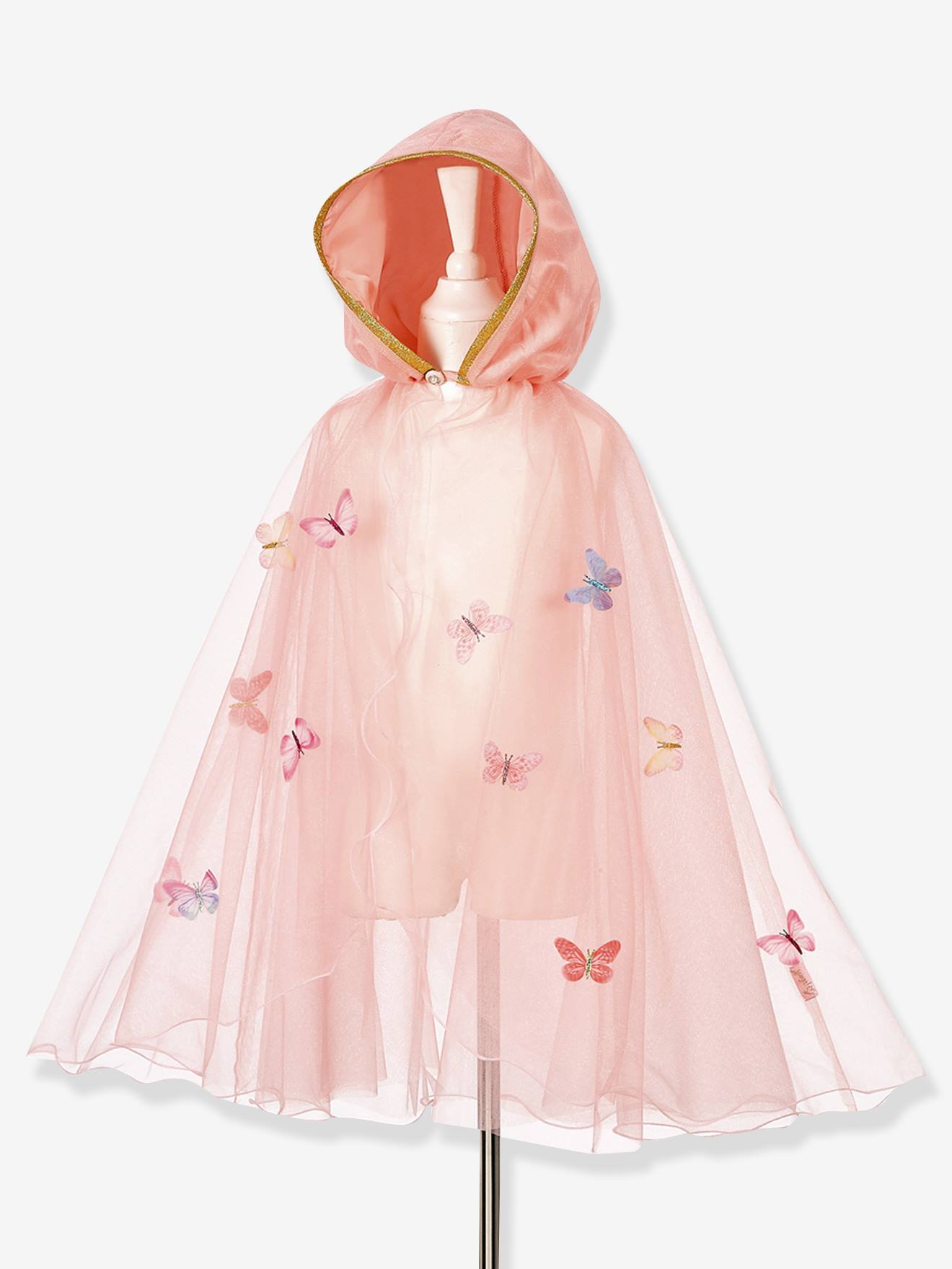 Cape papillon Lilyanne corail