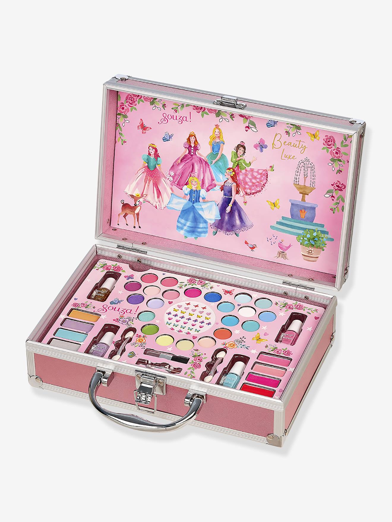 Mallette de maquillage rose