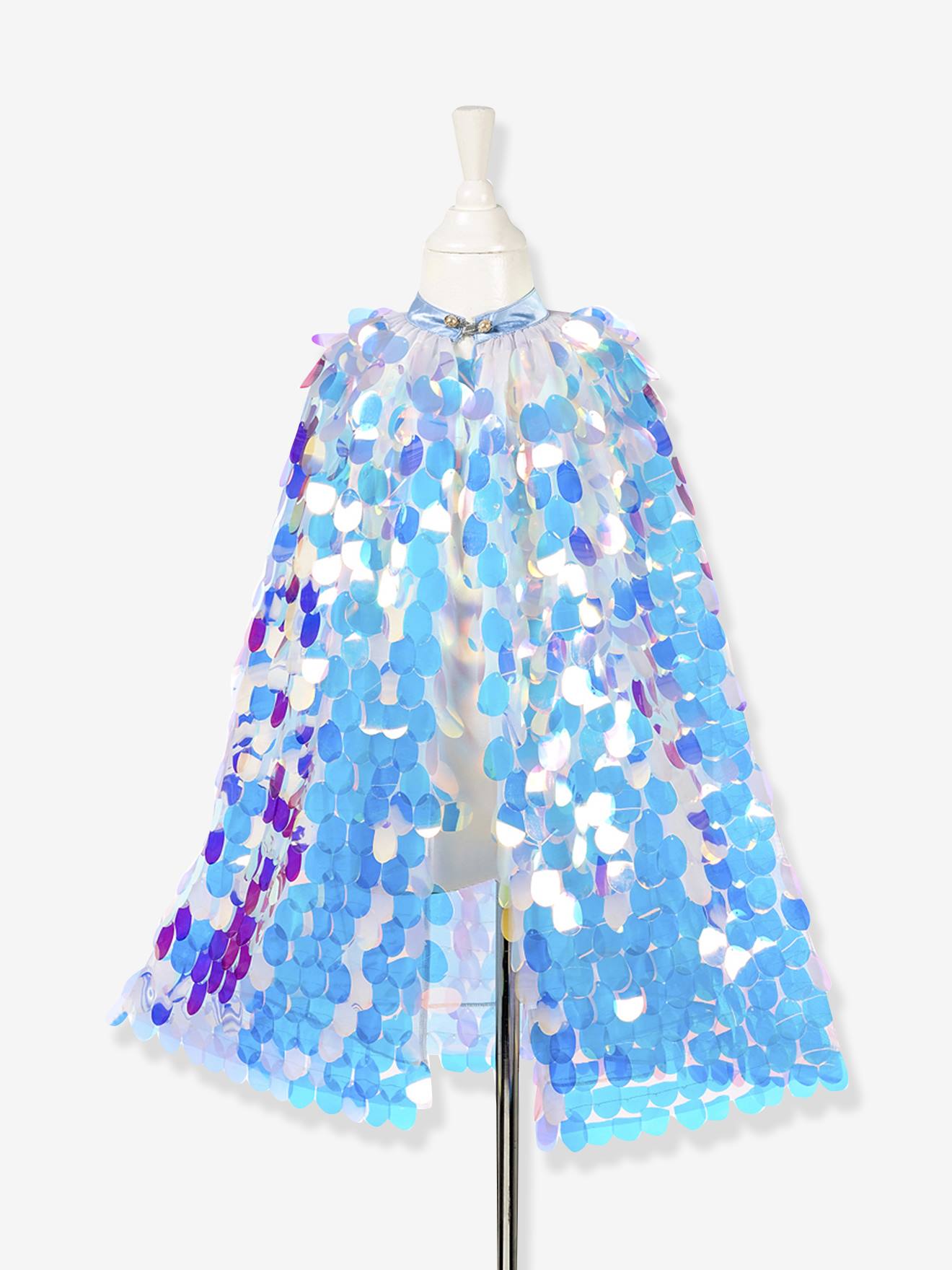 Cape à sequins Loreleï bleu