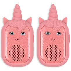 Jouet-Multimédia-Paire de talkie-walkie licorne glitter