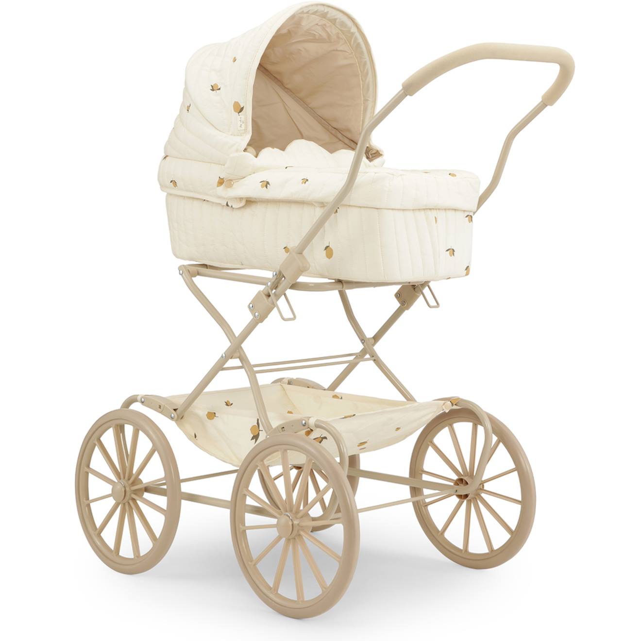 Landau Pour Poupée Lemon Ecru, Jaune, Vert Landau Pour Poupée Lemon Ecru, Jaune, Vert