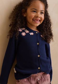 Gilet en tricot céleste  - vertbaudet enfant