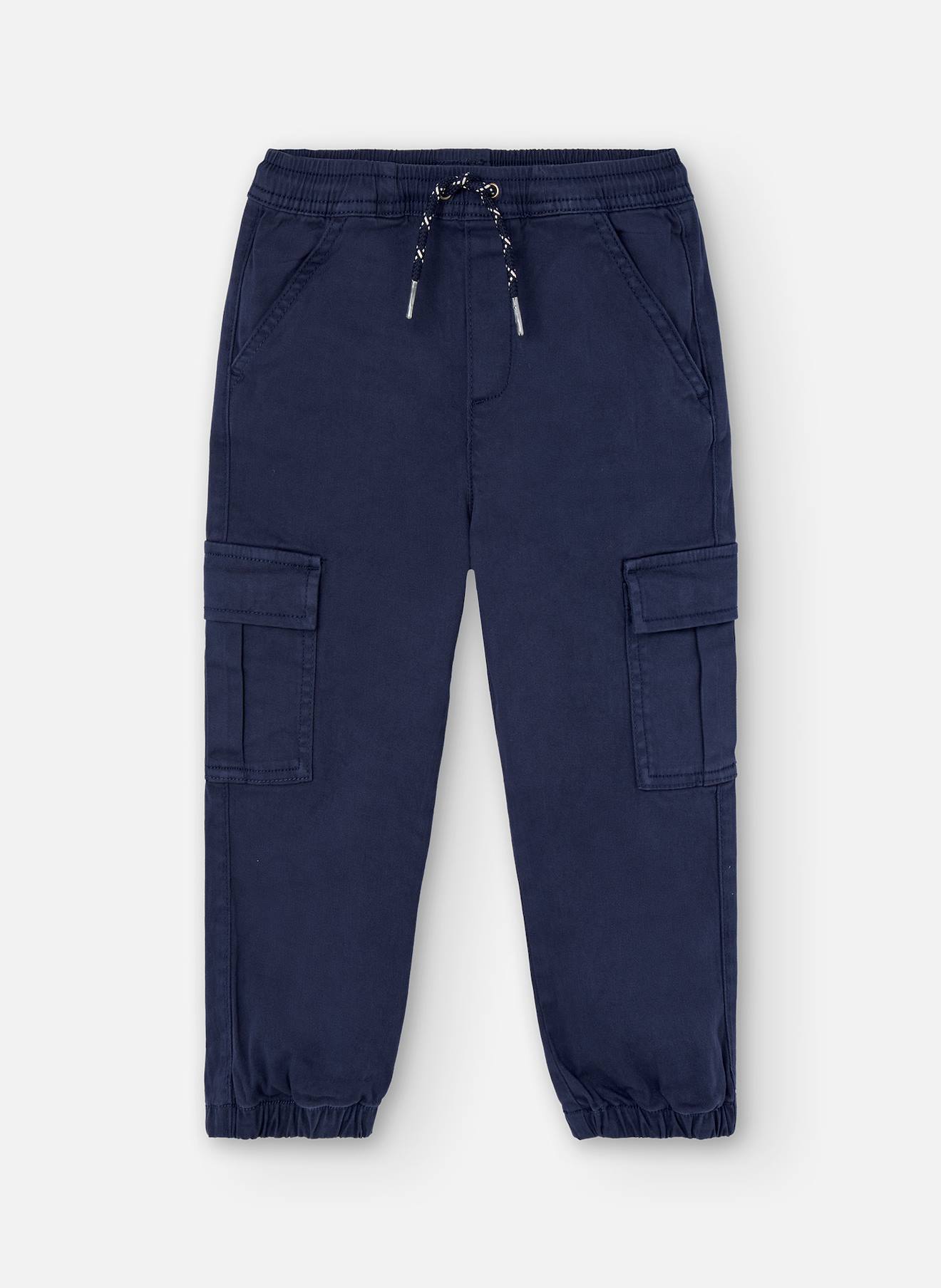 Pantalon Garçon En Coton Bleu