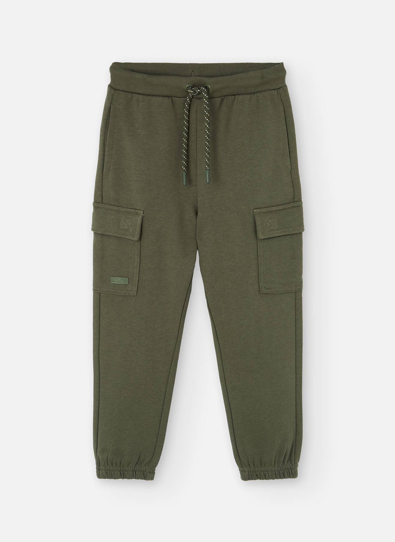 Pantalon Élastique Garçon Vert