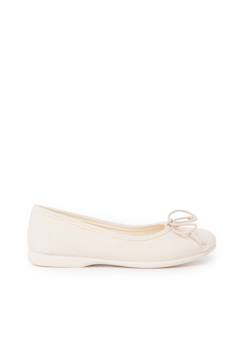 Chaussures-Ballerines pour fille  en toile avec ruban