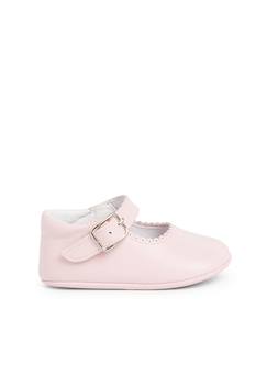 Chaussures-Chaussures babies en cuir avec fermeture à boucle pour bébés