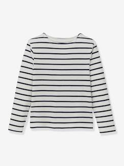 T-shirt marinière garçon coton biologique  - vertbaudet enfant