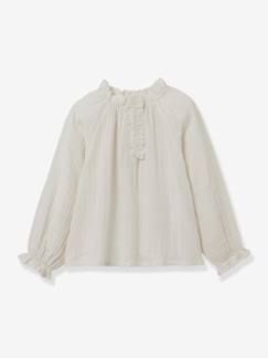 Blouse fille en gaze de coton  - vertbaudet enfant