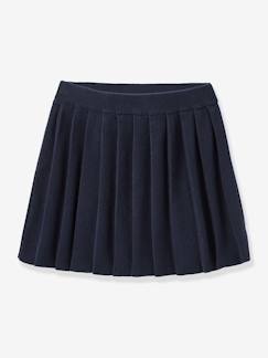 Jupe plissée fille en tricot  - vertbaudet enfant