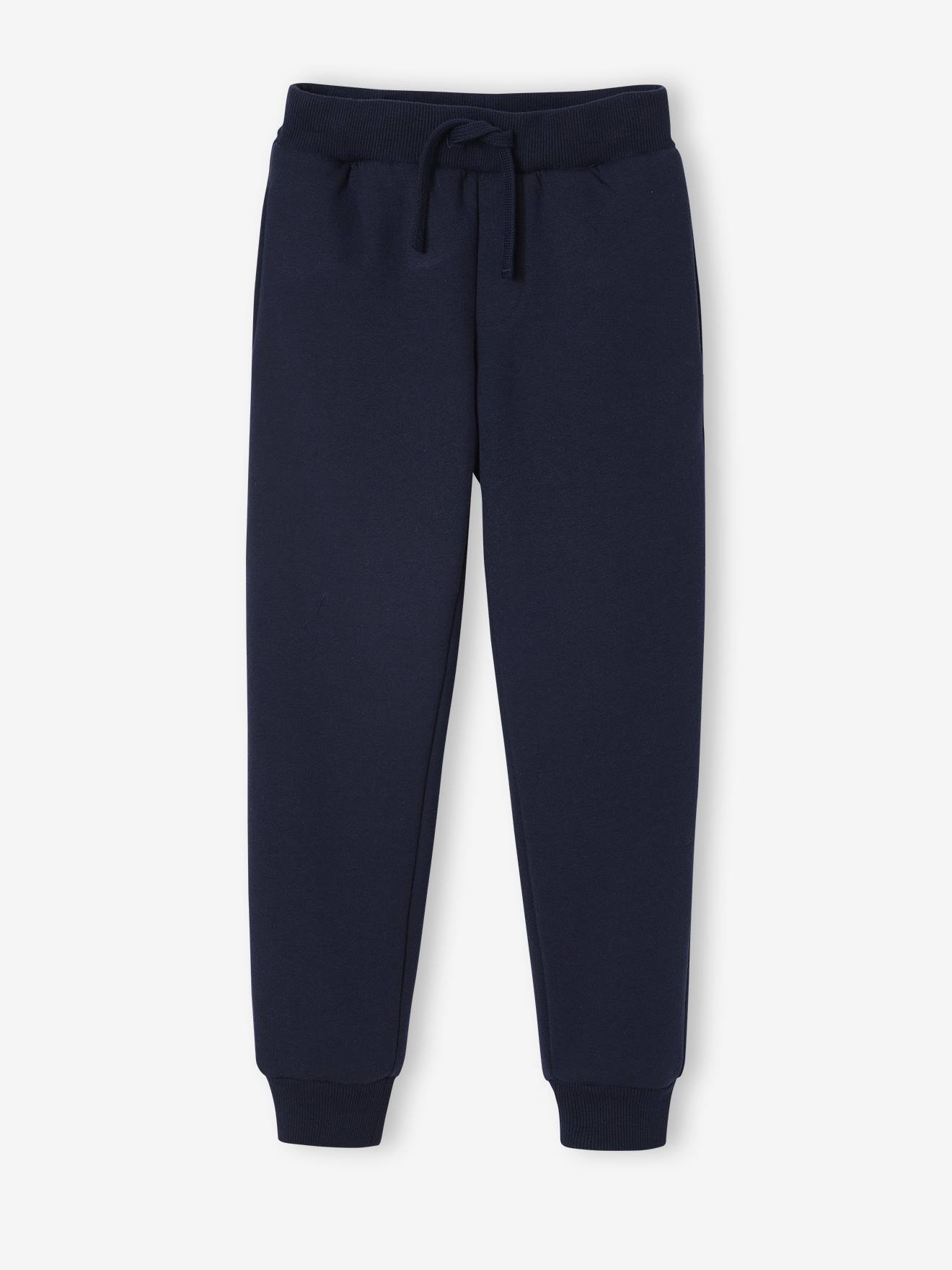 Jogging Chaud Uni Avec Doublure Polaire - Bleu - Garçon - 14.00