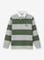 Polo-rugby rayé garçon coton biologique gris+vert 6 - vertbaudet enfant 