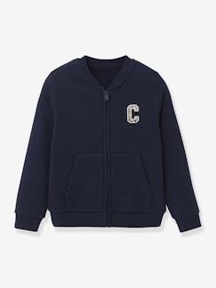 Cardigan fille en molleton coton biologique  - vertbaudet enfant