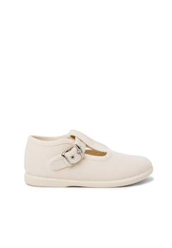 Chaussures-Salomés en toile avec fermeture à boucle