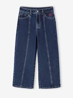 -Jean fille large couture devant 