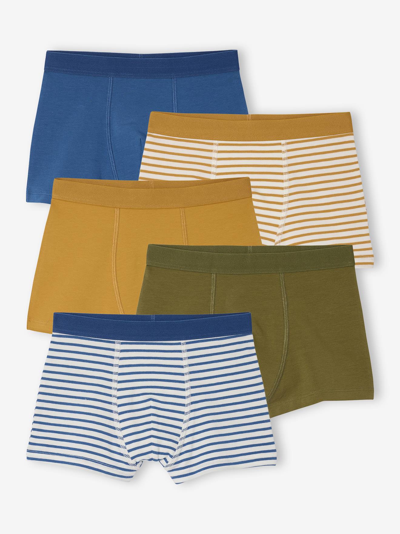 Lot 5 Boxers unis et rays Garon multicolore 9 €