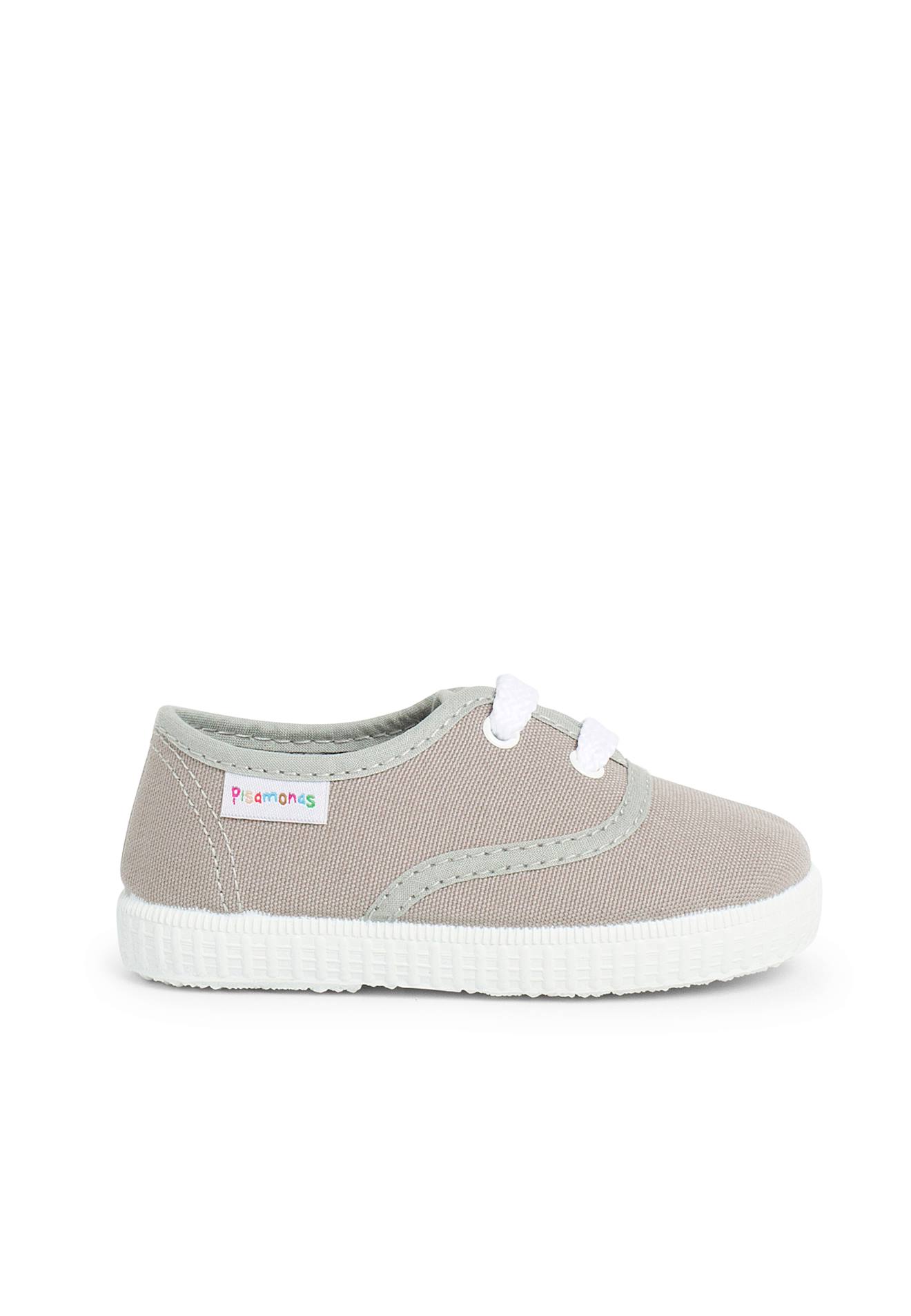 Baskets Enfant Avec Lacets Gris