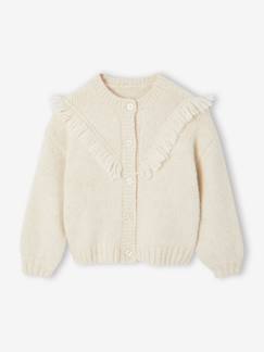 -Gilet fille à franges 
