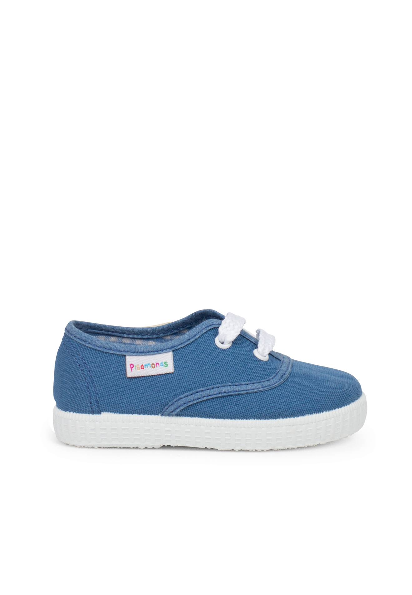 Baskets Enfant Avec Lacets Bleu Moyen