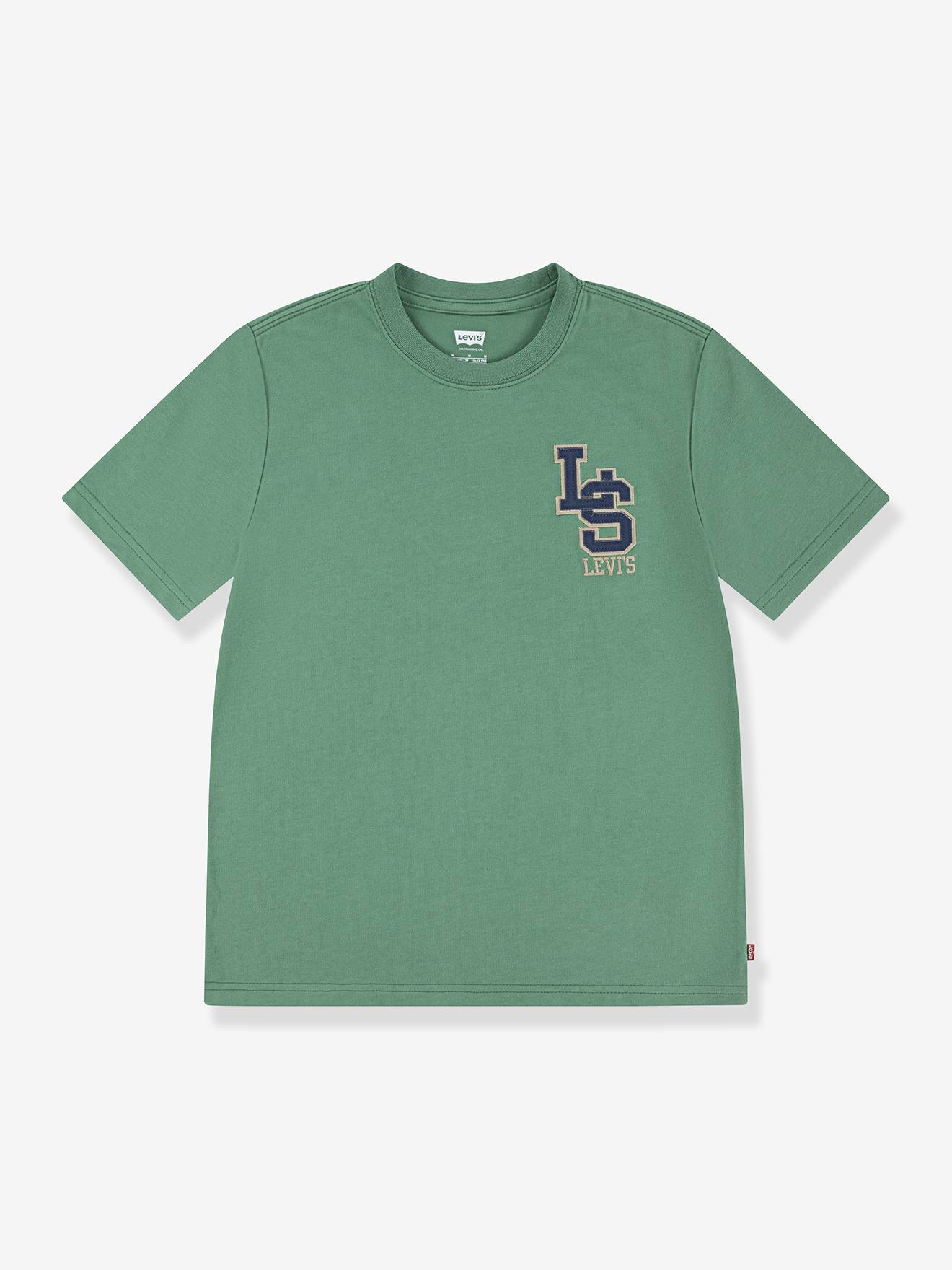 T-shirt streamline Monogram LEVI'S vert
