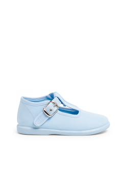 Chaussures-Salomés en toile avec fermeture à boucle