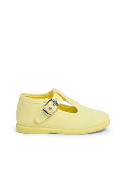 Chaussures-Salomés en toile avec fermeture à boucle