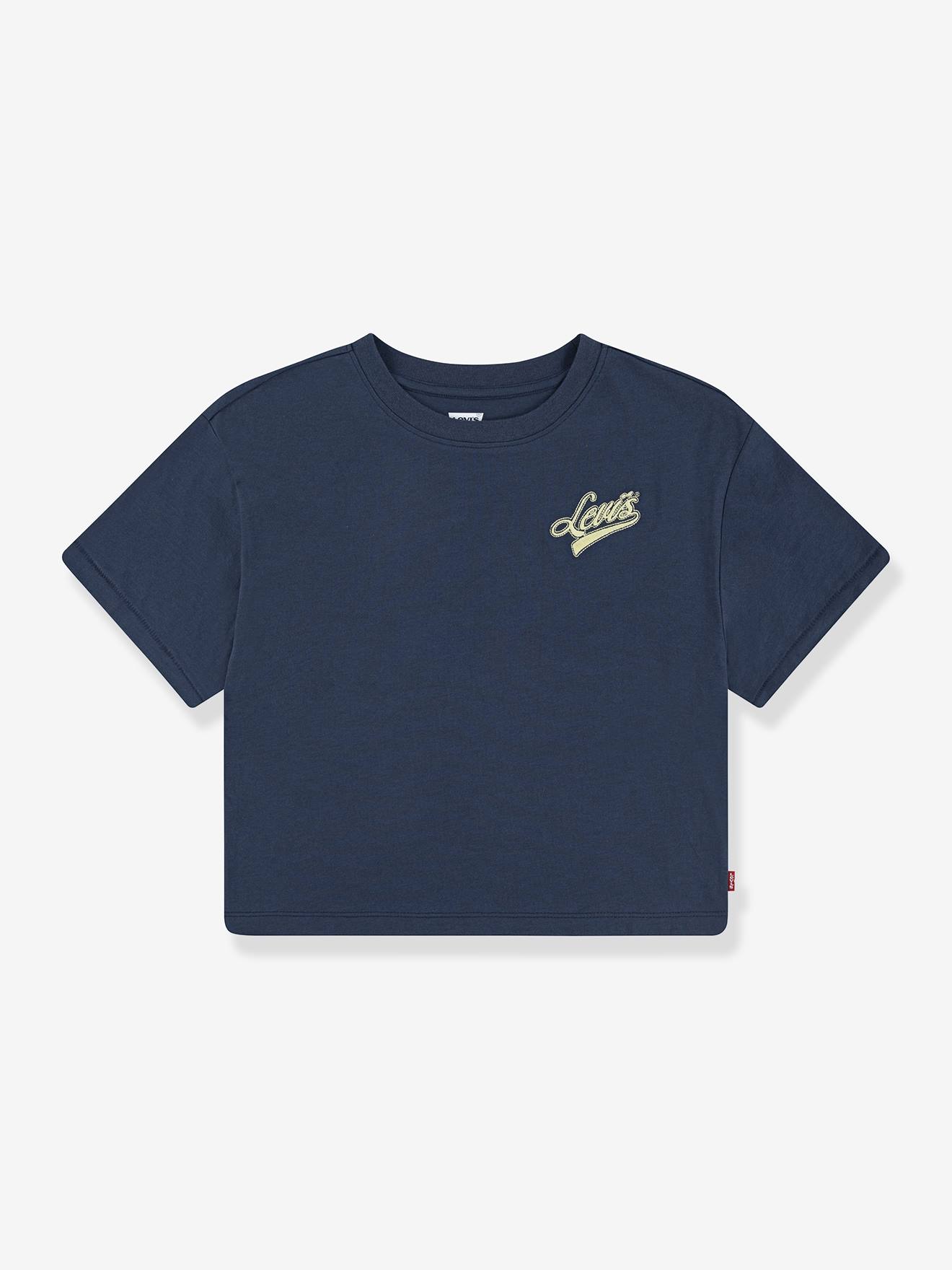 Tee-shirt fille Boxy meet and greek LEVIS manches courtes marine 16 €