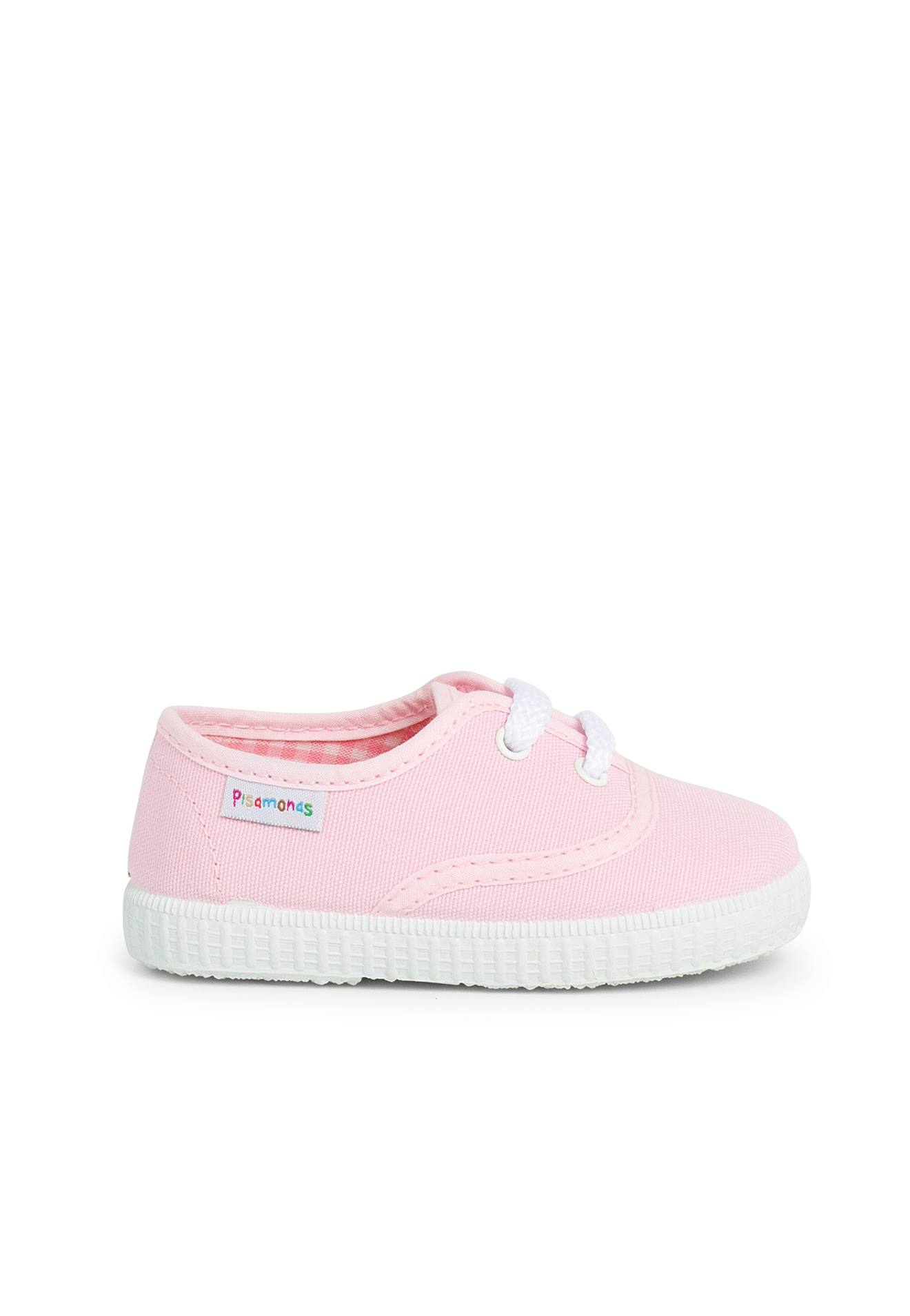 Baskets Enfant Avec Lacets Rose