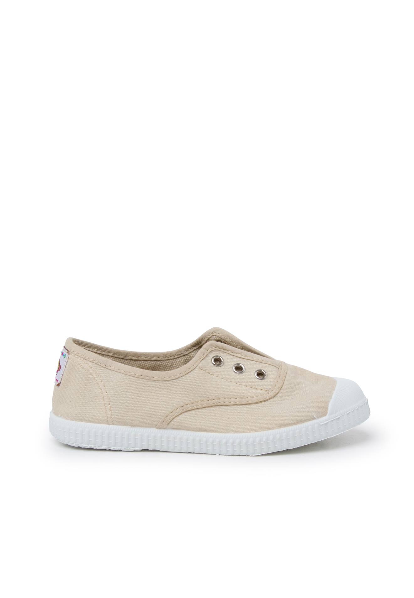 Tennis En Toile Avec Bout Caoutchouc Sans Lacets Avoine 39 €
