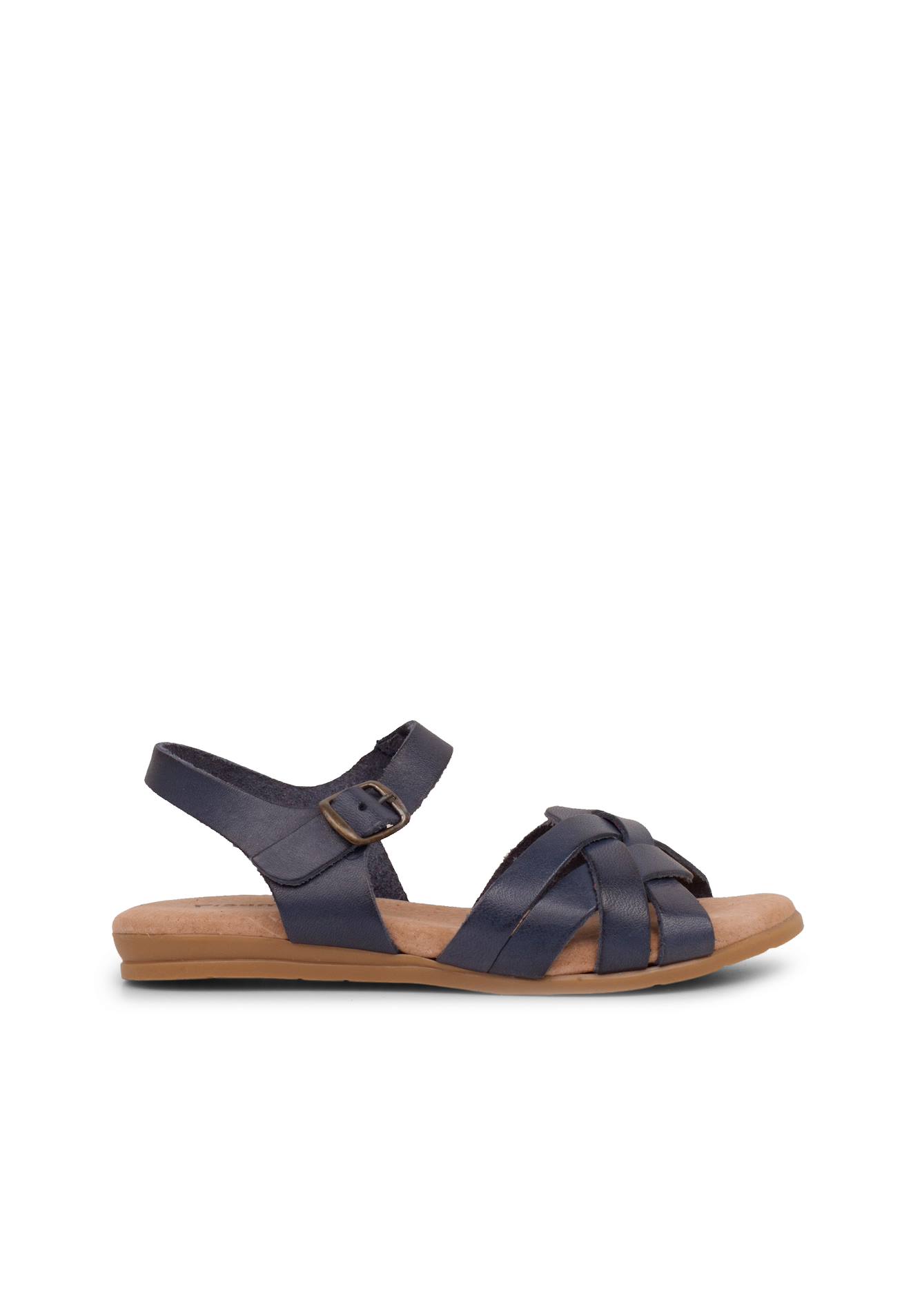 Sandales Fille Avec Semelle En Gel Bleu Marine