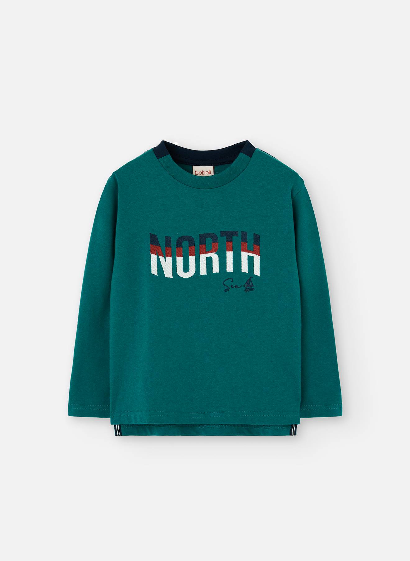 T-shirt Garçon En Maille Vert